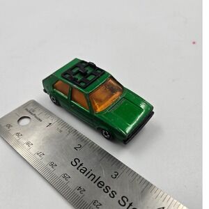 Matchbox Superfast No 7 VW Golf Green Lesney England 1976 Diecast Car Roof Rack